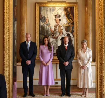 The Legendary Quartet: William, Catherine, Edward, and Sophie Pay Tribute to the Late Queen