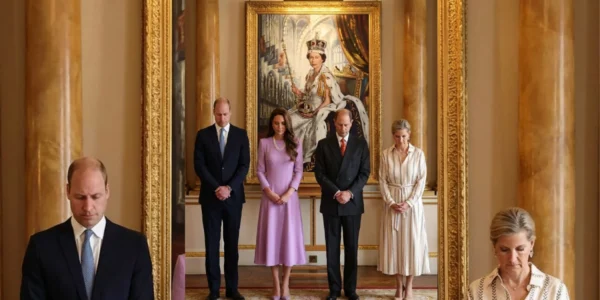 The Legendary Quartet: William, Catherine, Edward, and Sophie Pay Tribute to the Late Queen The Legendary Quartet: William, Catherine, Edward, and Sophie Pay Tribute to the Late Queen