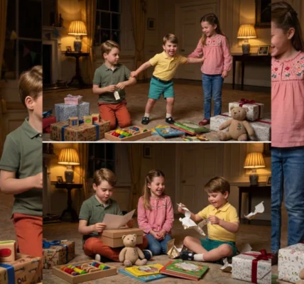 A Royal Celebration: The Joy of Unwrapping Gifts at Prince Louis’s Birthday Party