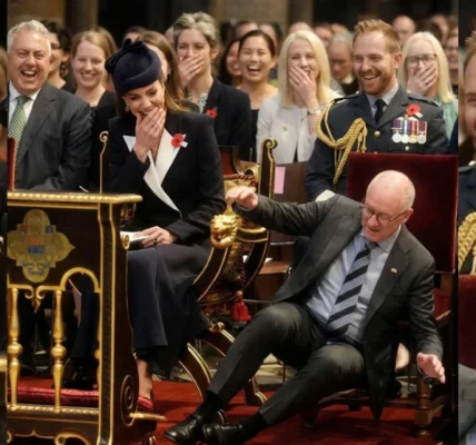 The Unexpected Incident That Lightened a Solemn Ceremony