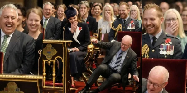 The Unexpected Incident That Lightened a Solemn Ceremony