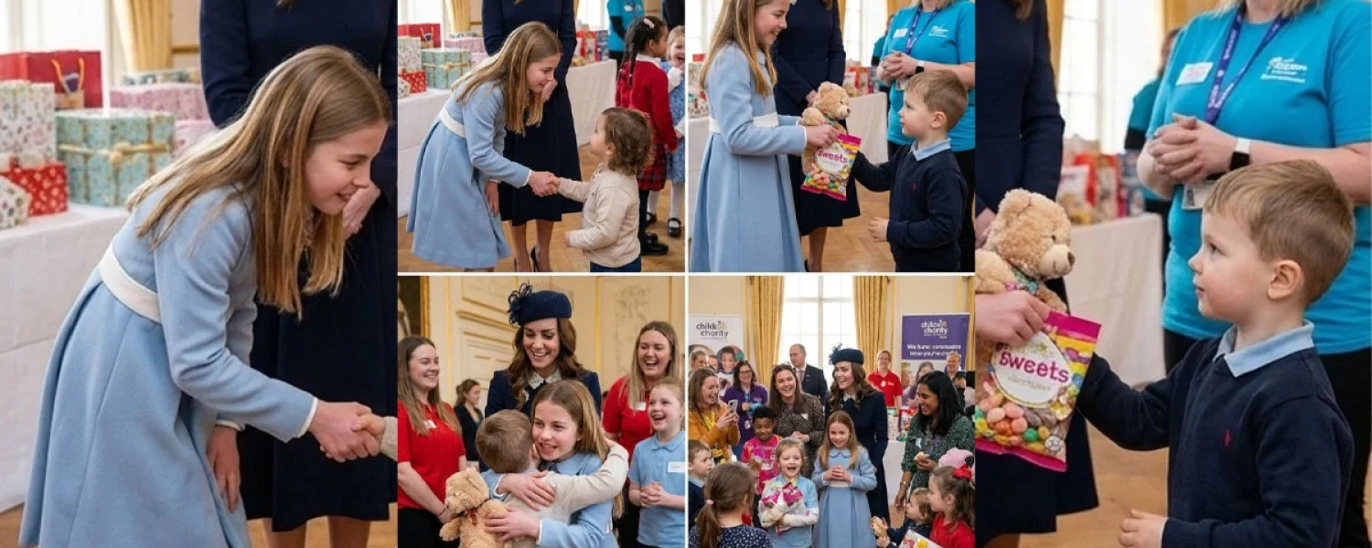 A Heartwarming Day: Catherine and Charlotte at the Charity Event