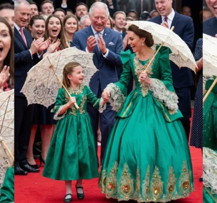 Princess Catherine and Princess Charlotte Dazzle on the Red Carpet at Buckingham Palace