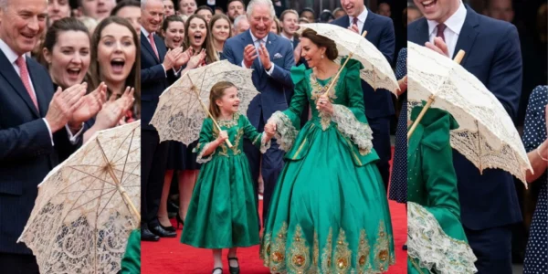 Princess Catherine and Princess Charlotte Dazzle on the Red Carpet at Buckingham Palace