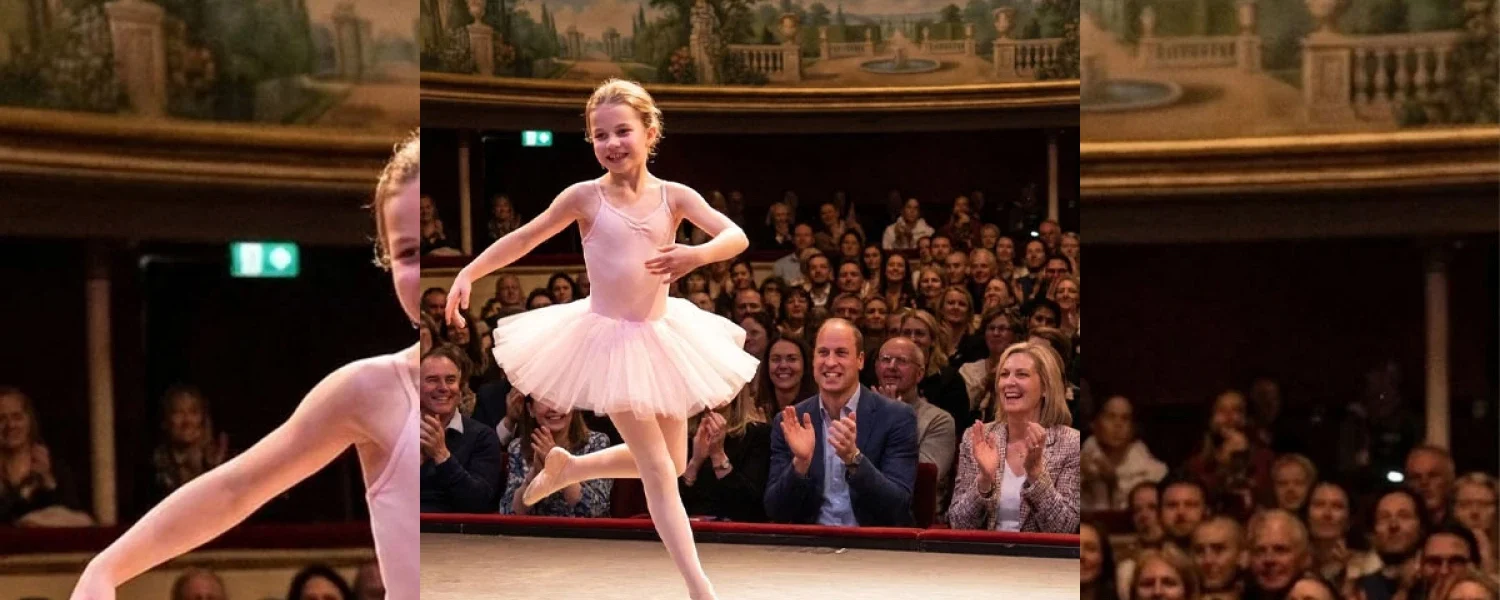 Princess Charlotte: A rising star on the dance stage.