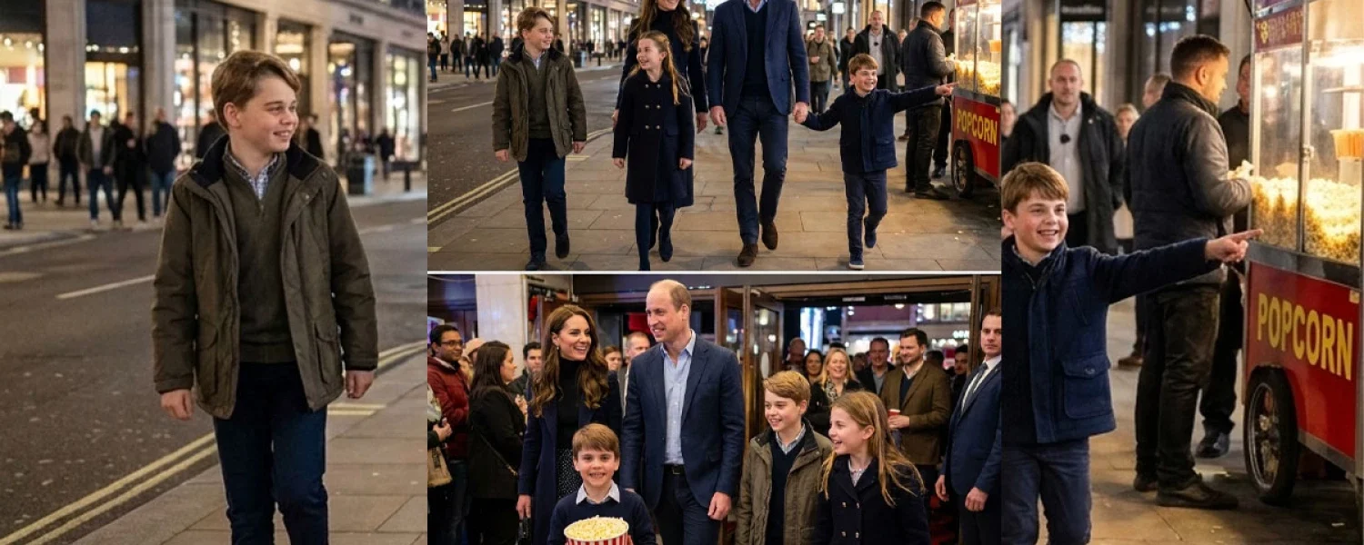 A Night Out in the City: The Royal Family’s Delightful Evening