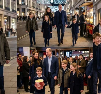 A Night Out in the City: The Royal Family’s Delightful Evening