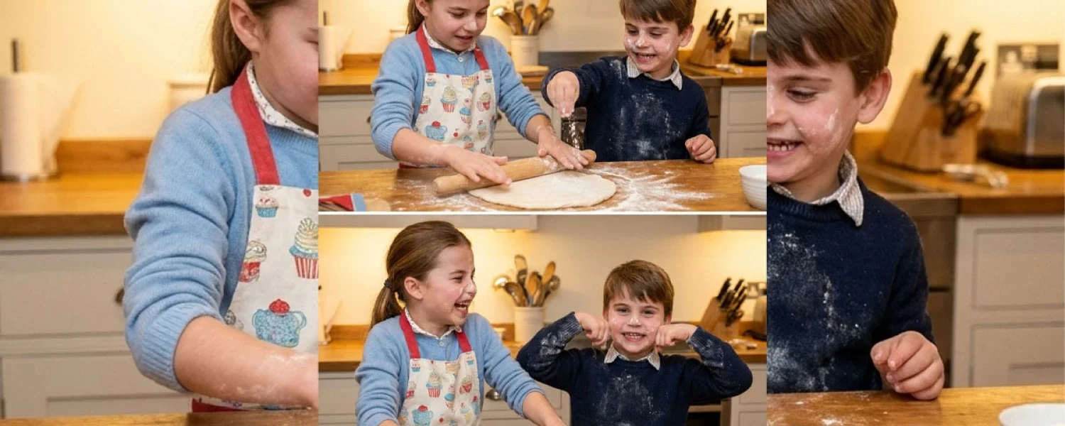 A Delightful Day in the Kitchen: Charlotte and Louis’s Pizza Adventure