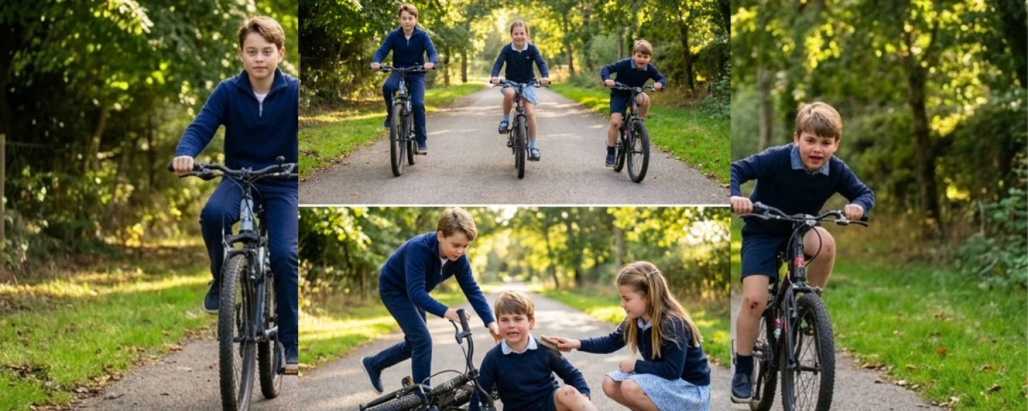 A Day of Adventure: The Joys and Trials of Childhood Cycling
