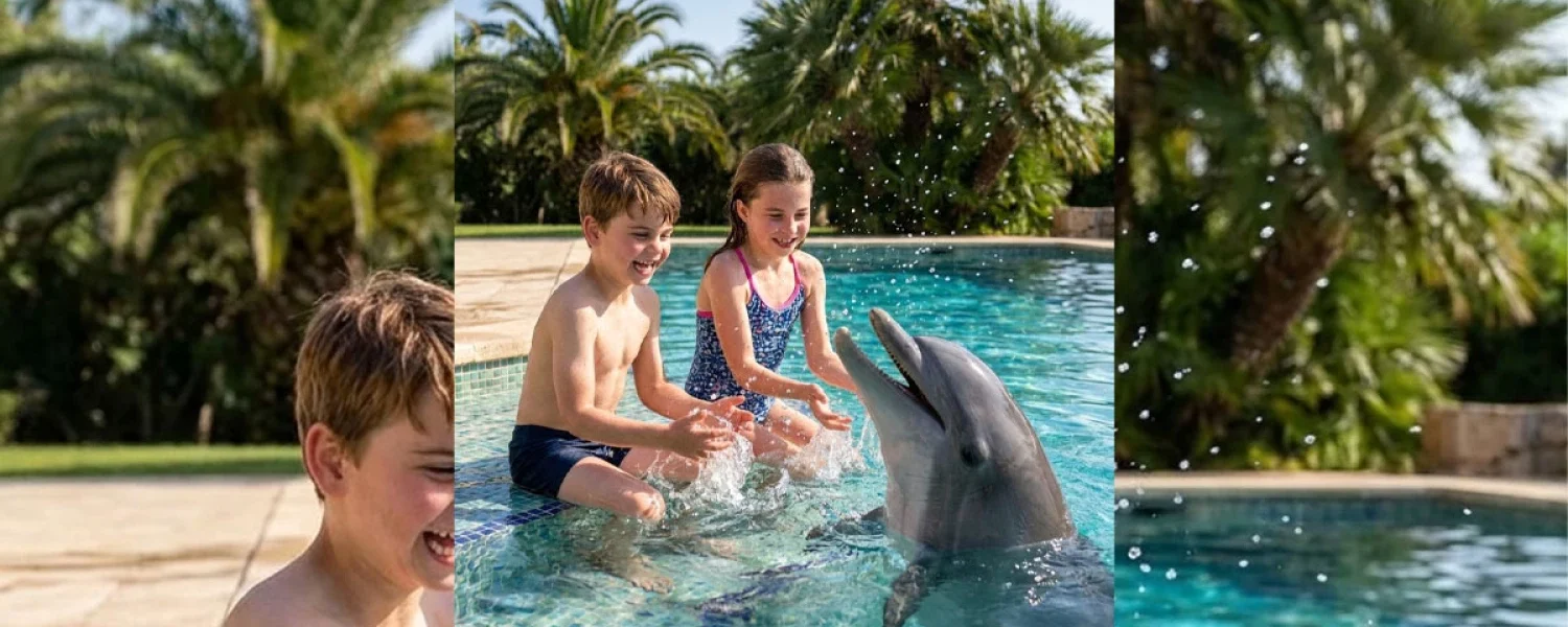 A Royal Encounter: Prince Louis, Princess Charlotte, and Their Dolphin Friend
