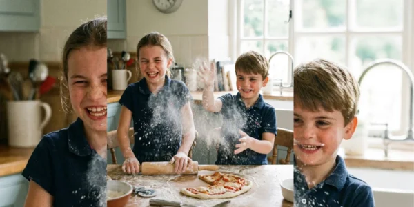 A Royal Kitchen Capers: The Playful Antics of Princess Charlotte and Prince Louis A Royal Kitchen Capers: The Playful Antics of Princess Charlotte and Prince Louis