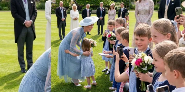 A Day in the Royal Gardens: Catherine’s Heartwarming Encounter with Young Fans A Day in the Royal Gardens: Catherine’s Heartwarming Encounter with Young Fans