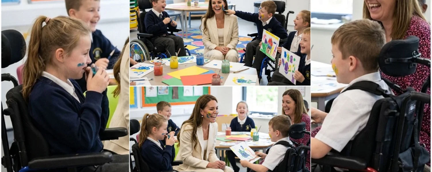 A Day of Joy and Connection: Catherine’s Heartwarming Experience at a Special Needs Care Center