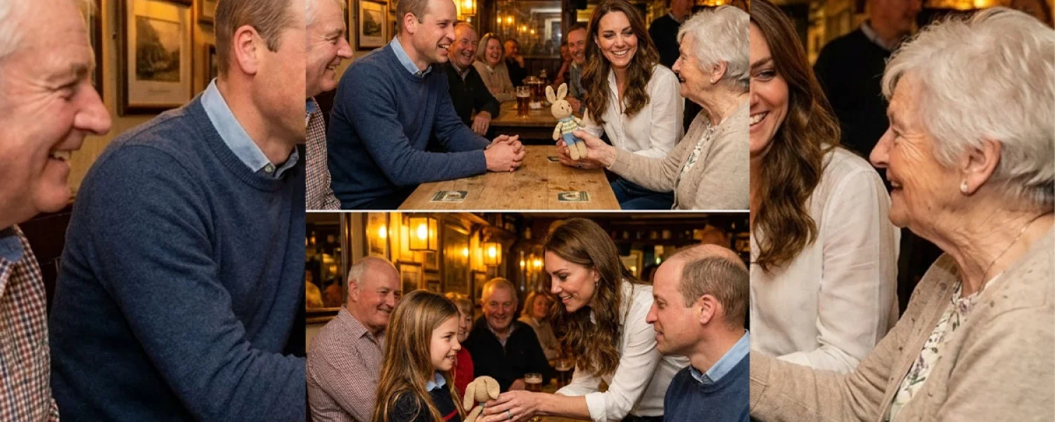 A Royal Evening at the Pub: A Heartwarming Encounter