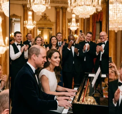 A Royal Serenade: The Enchantment of Prince William and Princess Catherine at the Palace