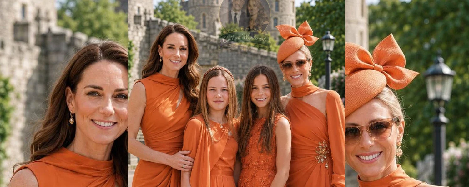 The Fashionable Quartet at Buckingham Palace: A Royal Family Affair