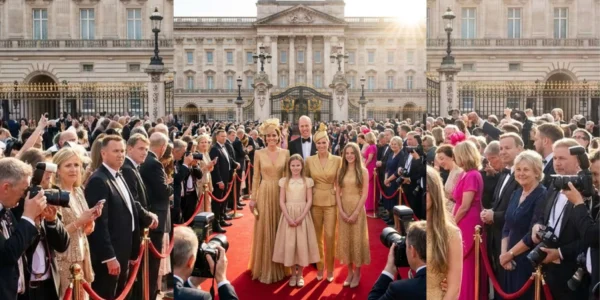 A Radiant Day at Buckingham Palace: The Royal Golden Team Shines Bright