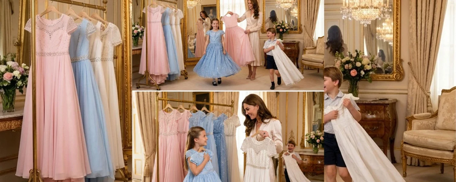 A Glimpse into Royal Life: The Enchanting Dressing Room at Buckingham Palace