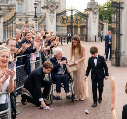 A Heartwarming Moment at Buckingham Palace: The Kindness of Prince George, Princess Charlotte, and Prince Louis