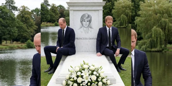 A Moment of Reflection: Prince William and Prince Harry at Althorp Estate A Moment of Reflection: Prince William and Prince Harry at Althorp Estate