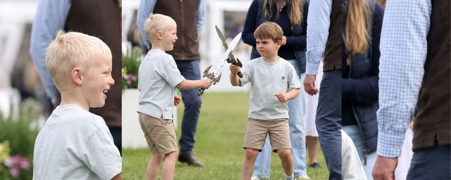 Royal Playtime: A Hilarious Royal Battle Between Prince Louis and Lucas Tindall