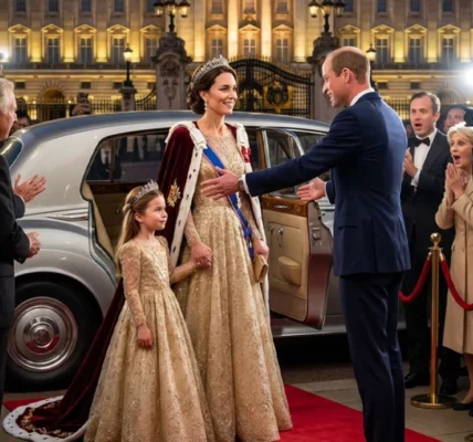 A wonderful evening at Buckingham Palace: Catherine and Charlotte shone brightly.
