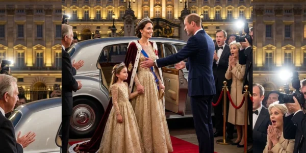 A wonderful evening at Buckingham Palace: Catherine and Charlotte shone brightly. A wonderful evening at Buckingham Palace: Catherine and Charlotte shone brightly.