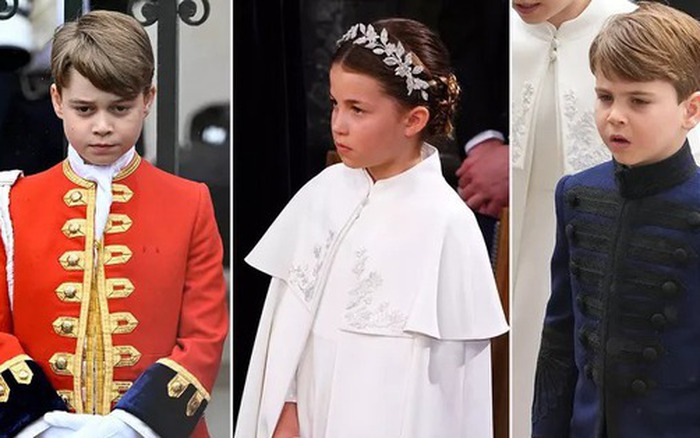 3 con của William và Kate diện trang phục màu sắc khác nhau ...
