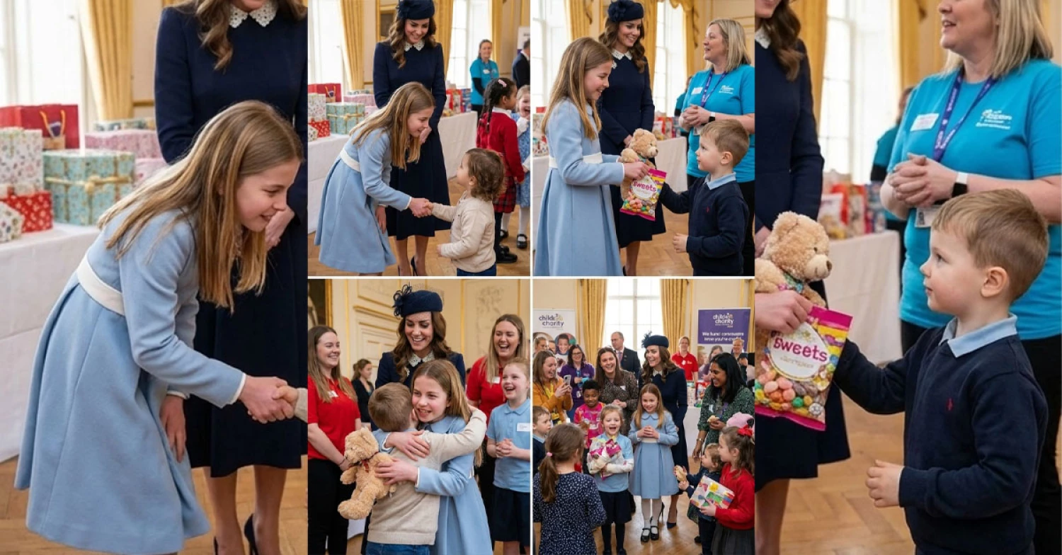 Catherine and Charlotte at the Charity Event
