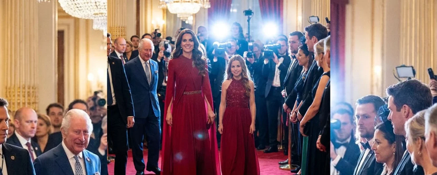 Royal Elegance Shines – Kate and Charlotte’s Palace Debut Royal Elegance Shines – Kate and Charlotte’s Palace Debut