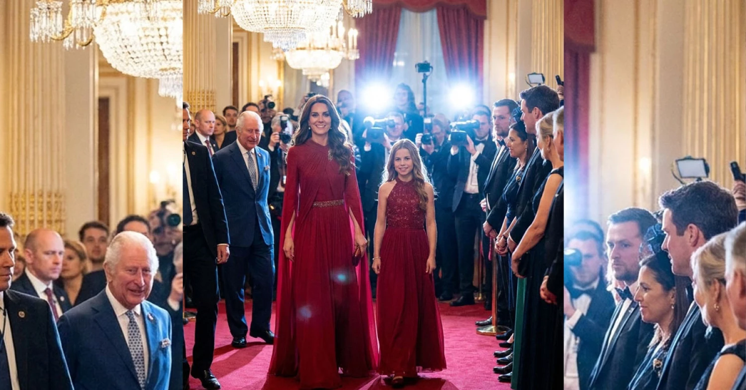 Royal Elegance Shines – Kate and Charlotte’s Palace Debut Royal Elegance Shines – Kate and Charlotte’s Palace Debut
