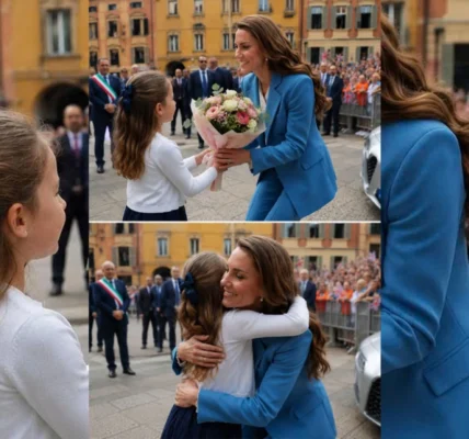 Surrounded by Bouquets of Flowers Given by the People Surrounded by Bouquets of Flowers Given by the People