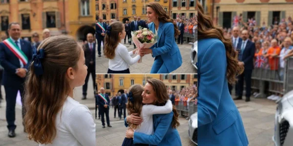 Surrounded by Bouquets of Flowers Given by the People Surrounded by Bouquets of Flowers Given by the People