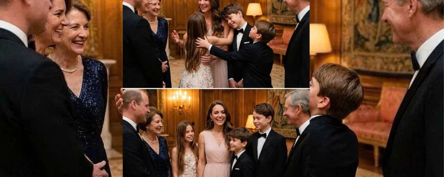 Amidst the Peaceful Palace Surroundings – A Heartwarming Family Moment Amidst the Peaceful Palace Surroundings – A Heartwarming Family Moment