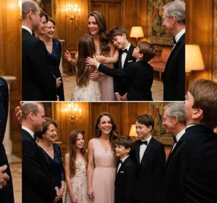 Amidst the Peaceful Palace Surroundings – A Heartwarming Family Moment Amidst the Peaceful Palace Surroundings – A Heartwarming Family Moment