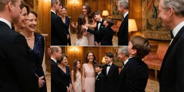 Amidst the Peaceful Palace Surroundings – A Heartwarming Family Moment Amidst the Peaceful Palace Surroundings – A Heartwarming Family Moment