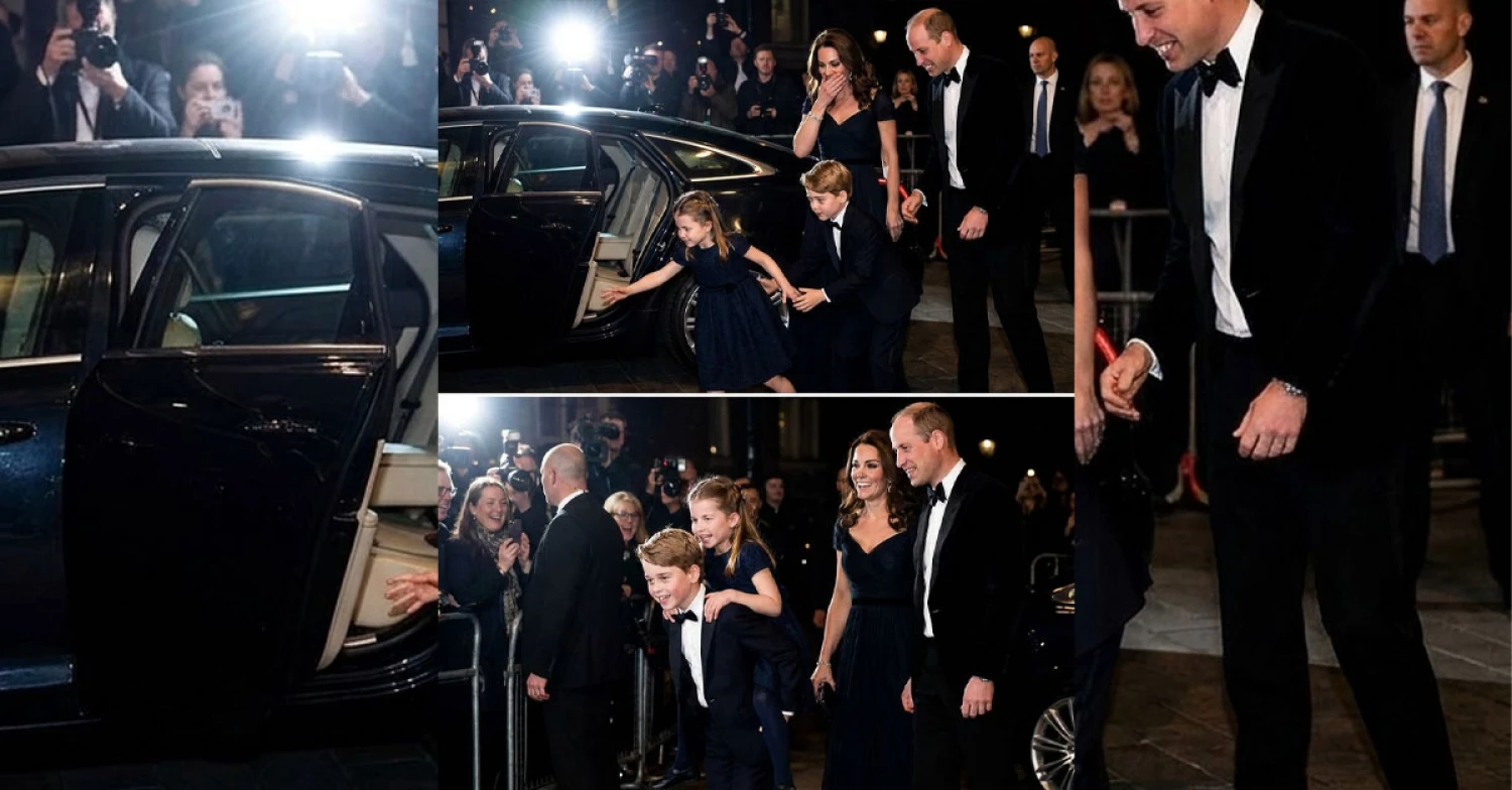 Amidst the Glamorous Event – A Royal Family’s Touching Scene