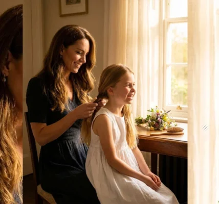 Catherine sat behind Charlotte by the window bathed in the afternoon sun Catherine sat behind Charlotte by the window bathed in the afternoon sun