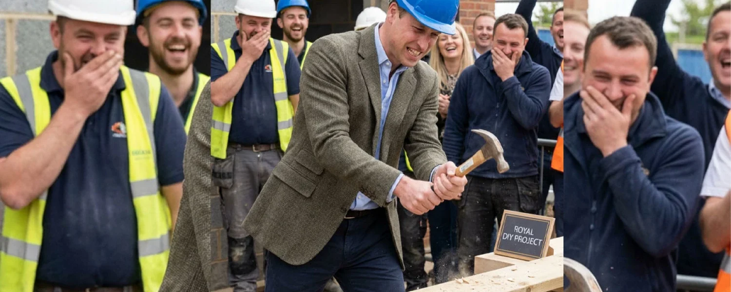 Prince William’s Unlikely Stint as a Part-Time Builder Prince William’s Unlikely Stint as a Part-Time Builder