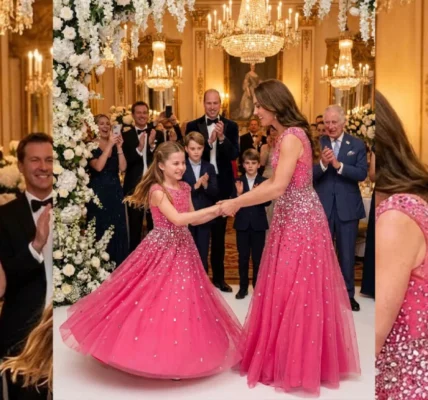 Amidst a Magnificent Setting Filled with White Flowers and Crystal Chandeliers – A Fairy Tale Royal Celebration