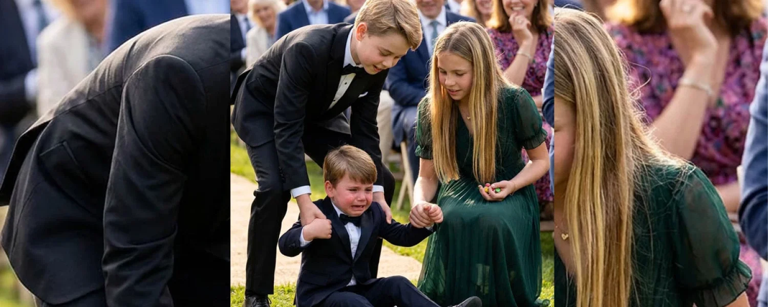 While attending an outdoor event with their family