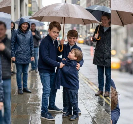 In a Sudden Downpour – A Heartwarming Moment of Compassion and Humanity In a Sudden Downpour – A Heartwarming Moment of Compassion and Humanity