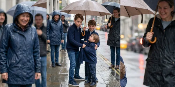 In a Sudden Downpour – A Heartwarming Moment of Compassion and Humanity In a Sudden Downpour – A Heartwarming Moment of Compassion and Humanity