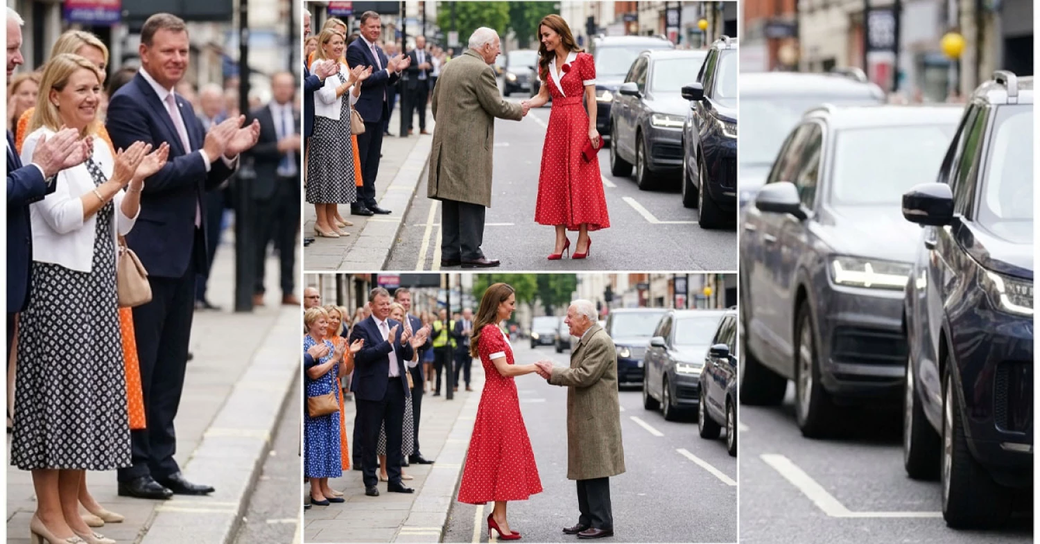 On her way to an important event