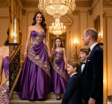 Royal Family Shines – Princess Catherine and Charlotte Stun in Elegant Purple Outfits Royal Family Shines – Princess Catherine and Charlotte Stun in Elegant Purple Outfits