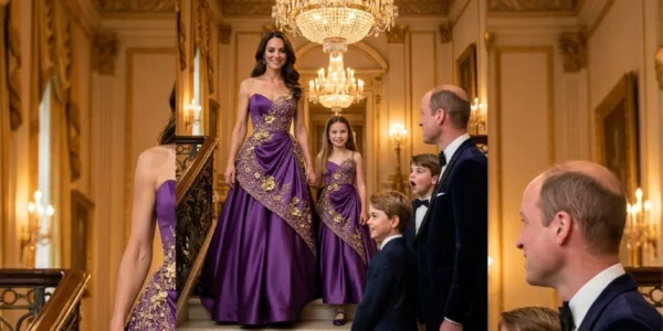 Royal Family Shines – Princess Catherine and Charlotte Stun in Elegant Purple Outfits Royal Family Shines – Princess Catherine and Charlotte Stun in Elegant Purple Outfits