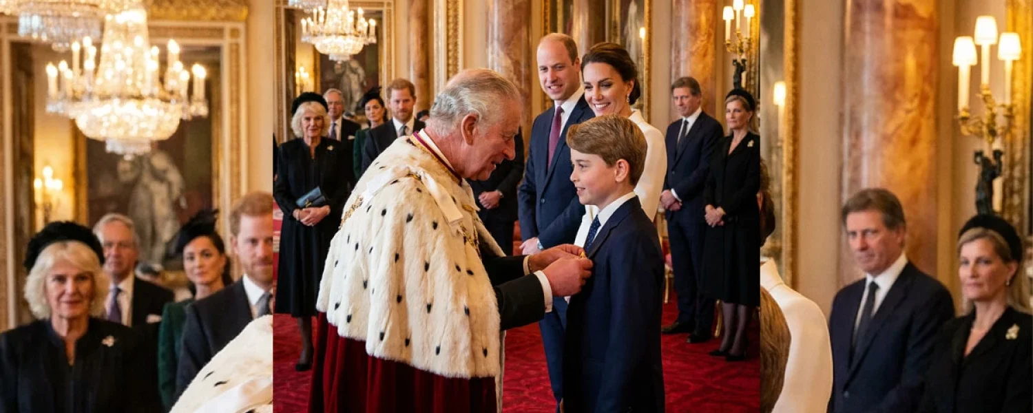 Royal Tradition Continues – Prince George Receives Special Badge from King Charles Royal Tradition Continues – Prince George Receives Special Badge from King Charles