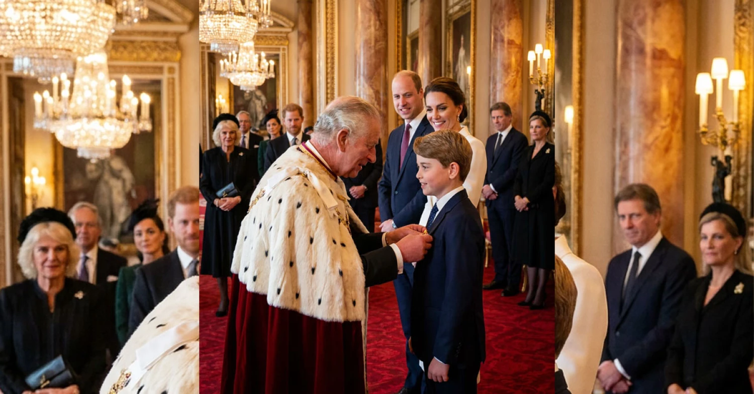 Royal Tradition Continues – Prince George Receives Special Badge from King Charles Royal Tradition Continues – Prince George Receives Special Badge from King Charles