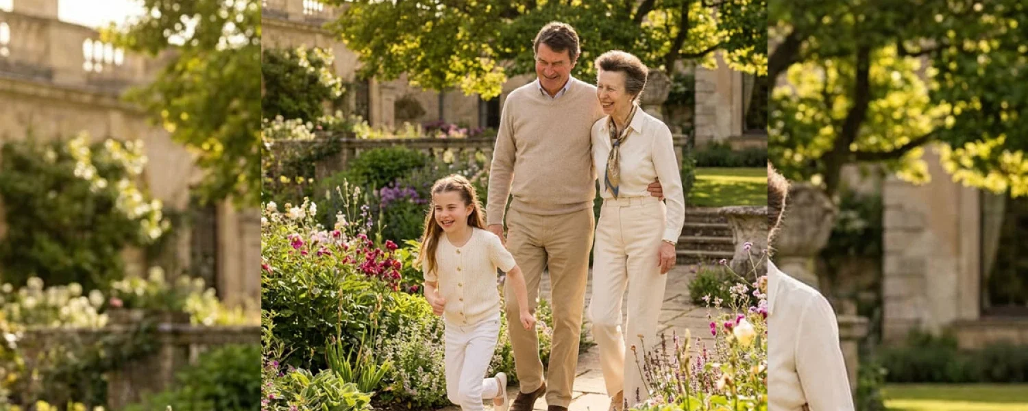 The heartwarming bond between Princess Anne, Sir Timothy Laurence, and Princess Charlotte is revealed. The heartwarming bond between Princess Anne, Sir Timothy Laurence, and Princess Charlotte is revealed.