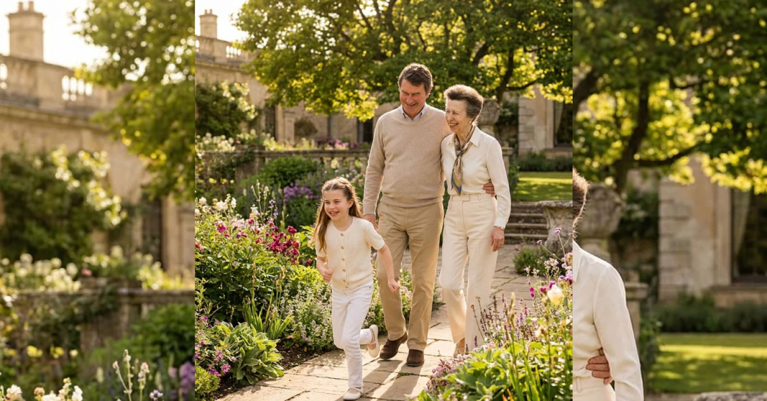 The heartwarming bond between Princess Anne, Sir Timothy Laurence, and Princess Charlotte is revealed.